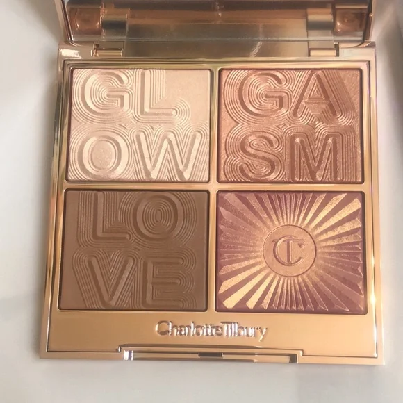 Charlotte Tilbury Glowgasm Lightgasm Light Medium Face Palette 15.2g NIB - Picture 9 of 13